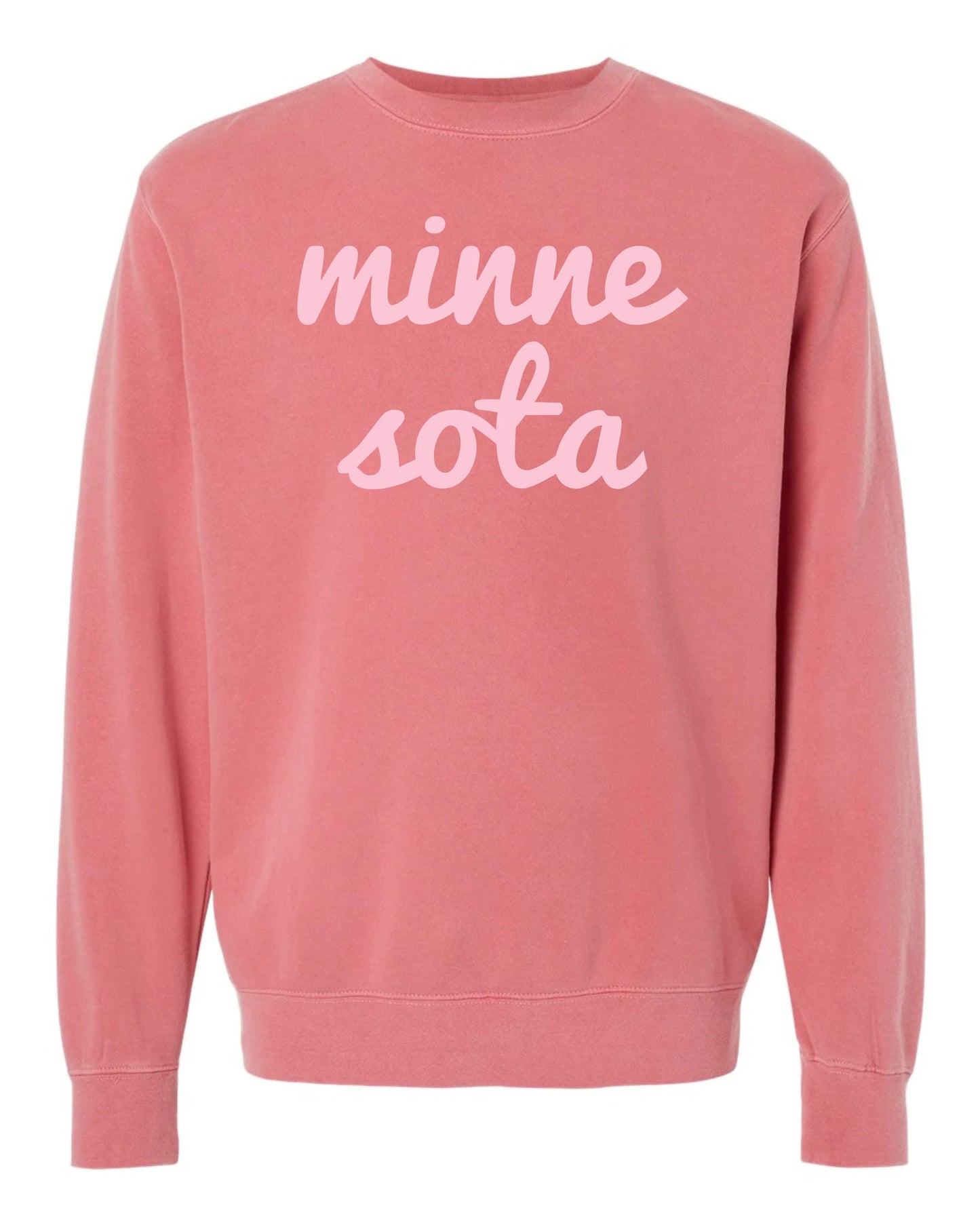 Minnesota Everyday Crew - Washed pink