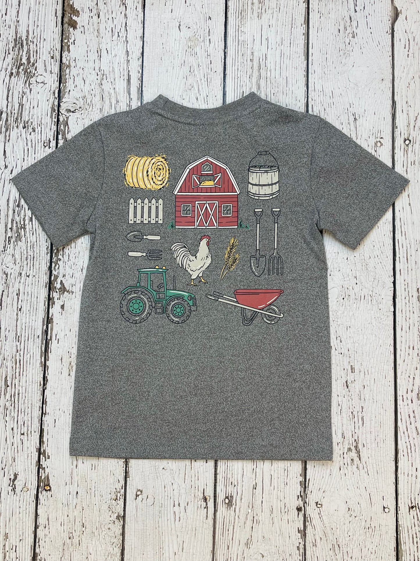 Toddler Boys Farm Top