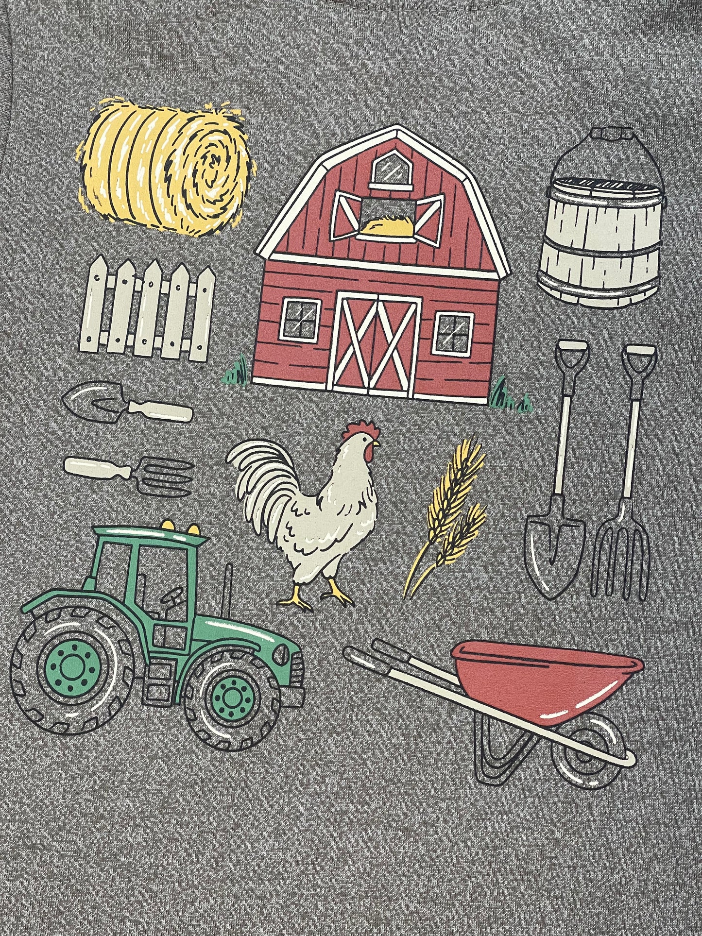 Toddler Boys Farm Top
