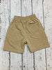 Khaki Pull-On French Terry Toddler Short With Pockets