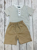 Toddler Boys Stripe Henley Top
