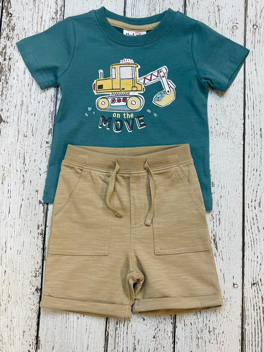On The Move Baby Top + Short Set