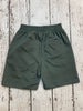 Olive Pull-On French Terry Toddler Short With Pockets