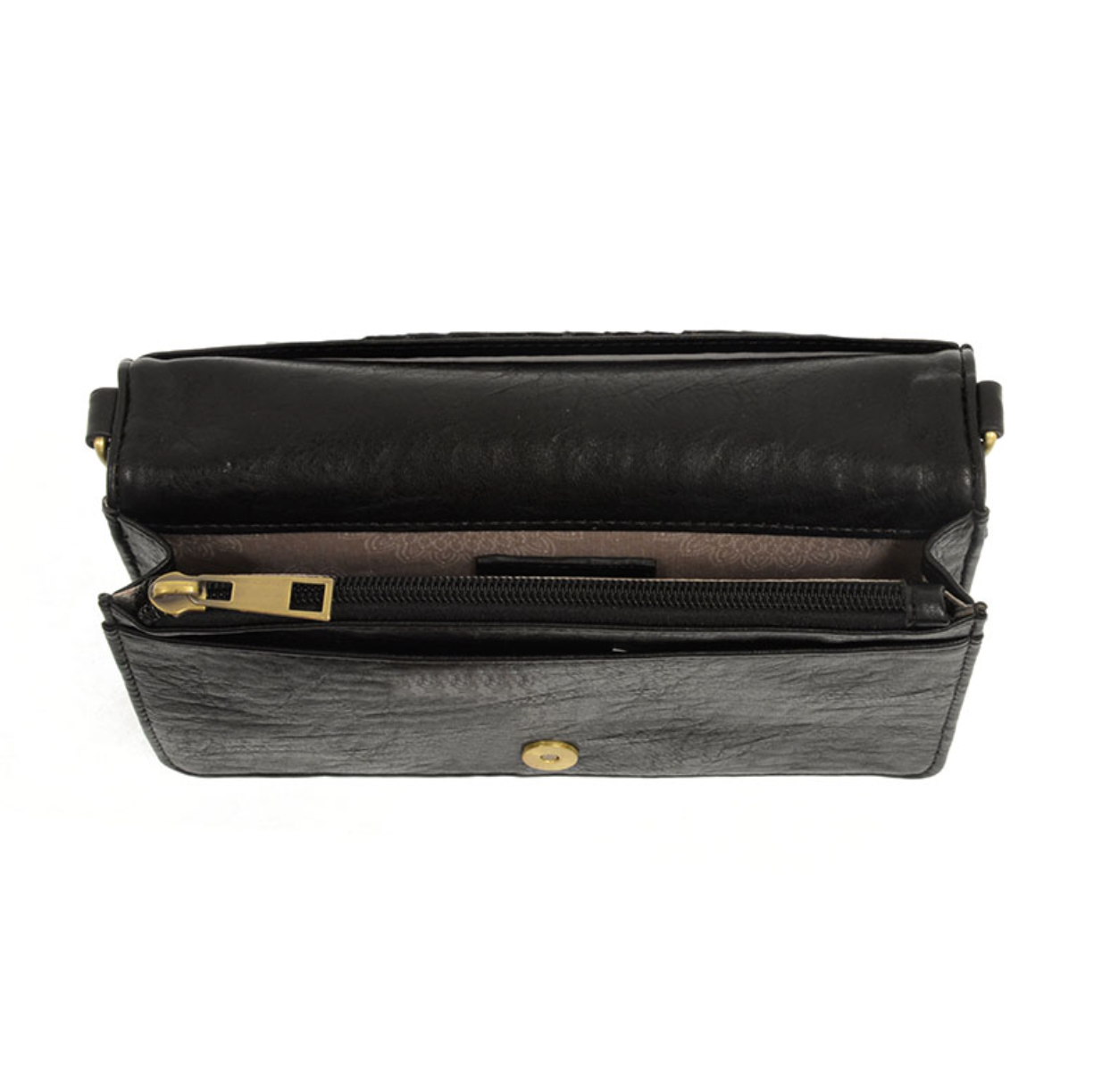 Black Billie Mini Organizer Crossbody Bag