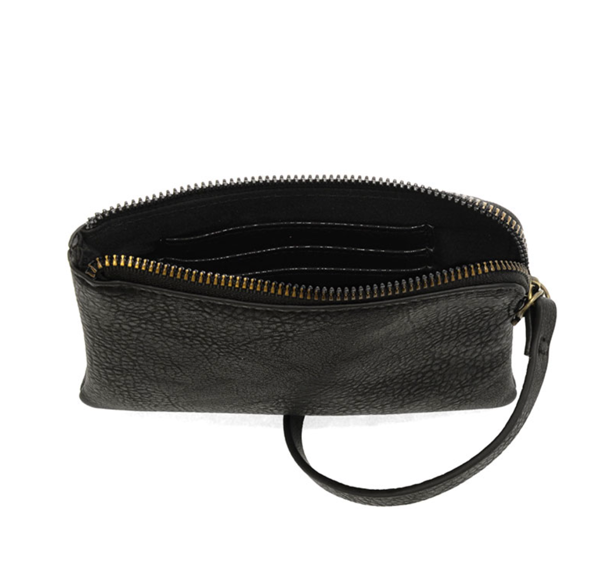 Black Pippa Wristlet Pouch