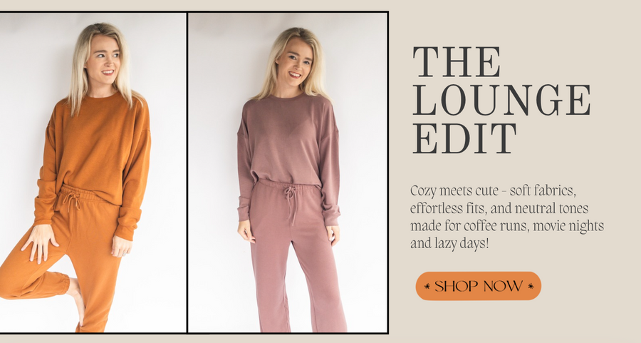 Women's comfortable lounge sets