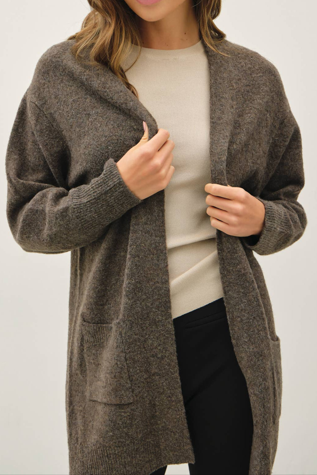 Brown Cozy Cardi