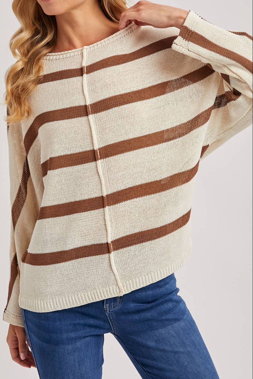 Coco Stripe Lightweight Sweater