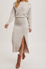Luxe Knit Midi Sweater Dress