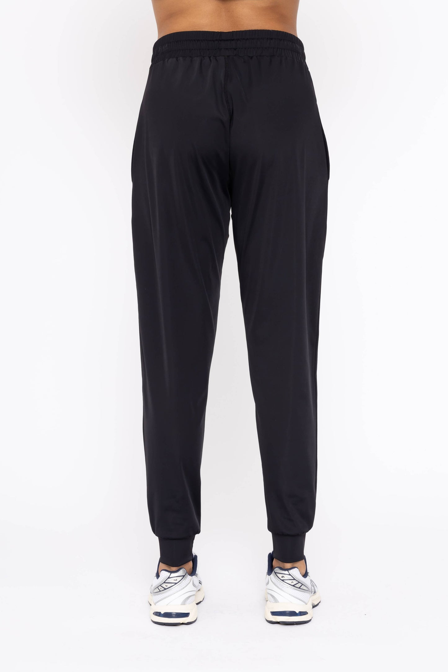 Solid Pleated Front Joggers