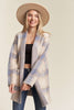 Cozy Checker Sweater Cardigan