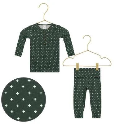 Lou lou & company nick top + bottom set perfect for christmas