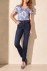 Tribal Sophia 32" Straight Leg Jeans Deep Ocean