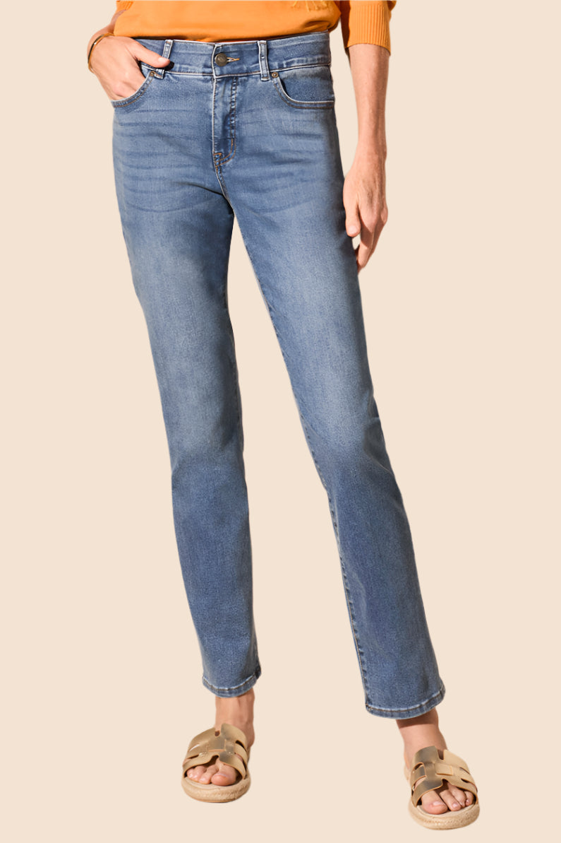 Tribal Sophia 32" Straight Leg Jeans Dk Vintage