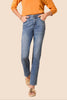 Tribal Sophia 32" Straight Leg Jeans Dk Vintage