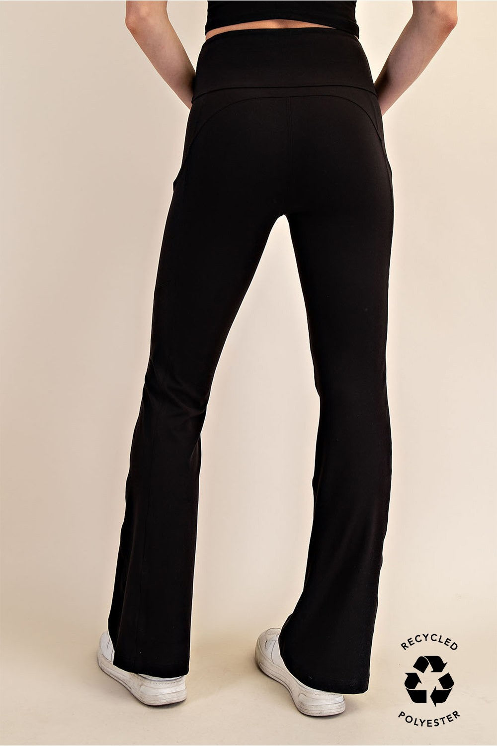 Black Butter Soft Pocket Flare Leggings
