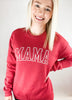 Red Mama Puff Sweatshirt