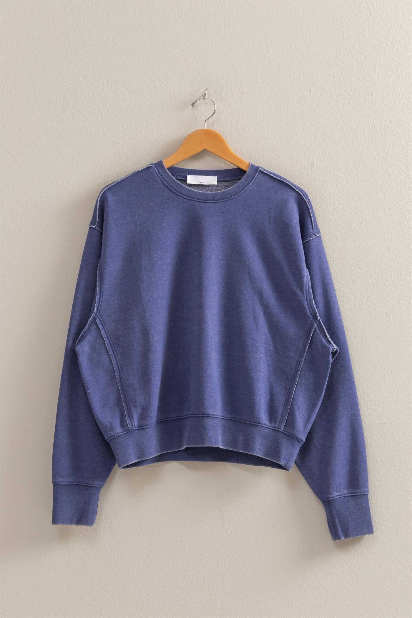 Comfy Crew Sweatshirt - Dusty Indigo