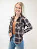 Cassian Shirt Coffee Ivory Plaid