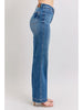 HW Contrast Thread Straight Leg Jean