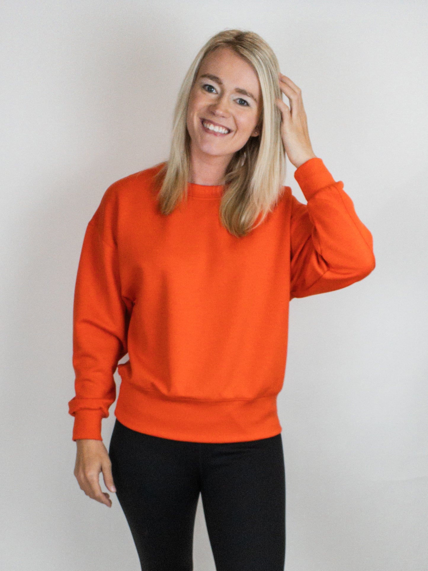 Blaze Orange Scuba Crewneck Sweatshirt