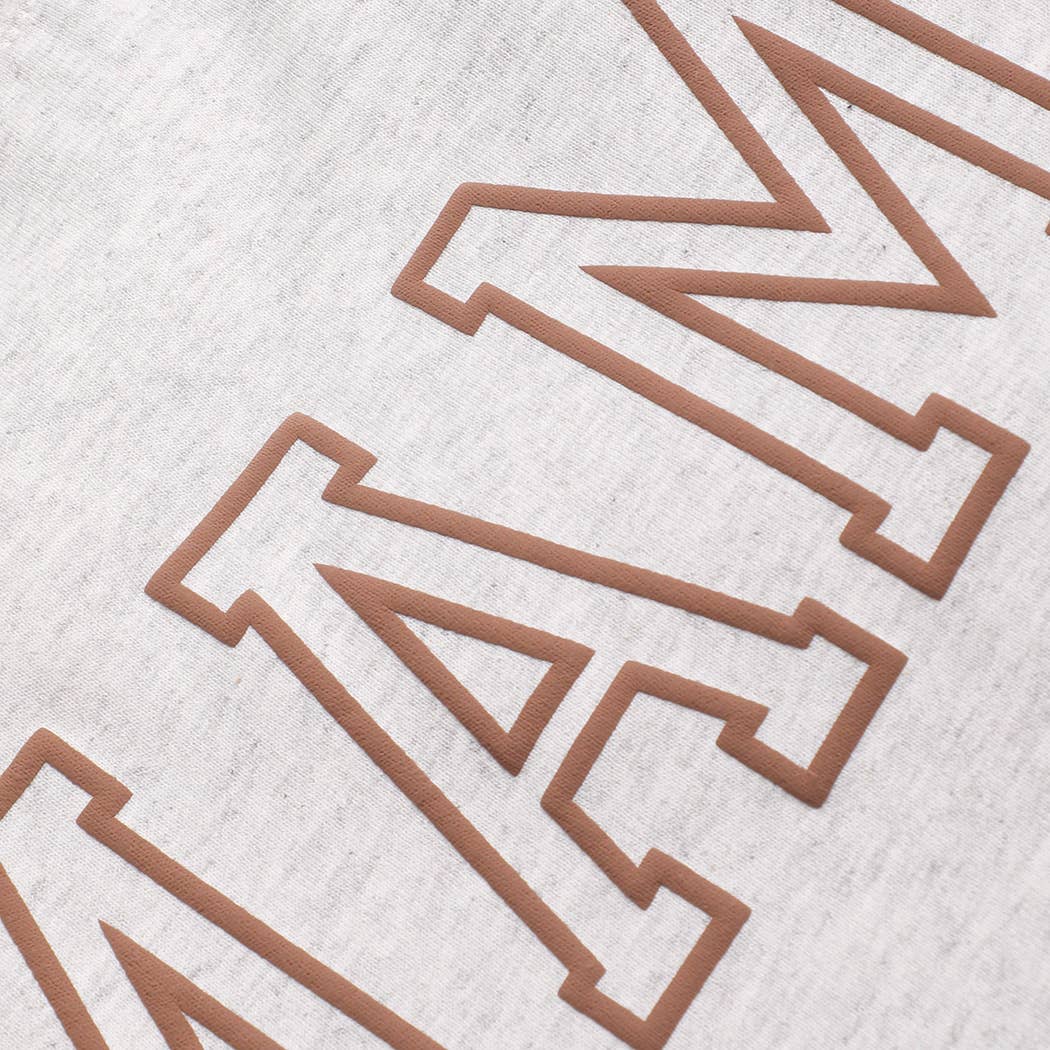 Mama Varsity Puff Print Sweatshirt
