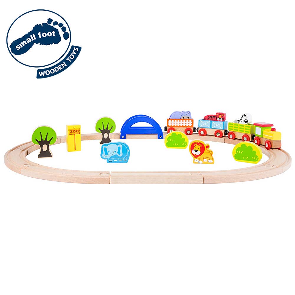 Wooden Toy Train - My Zoo