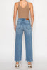 Tummy Control High Rise Straight Leg Jeans - Med Wash