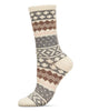 MeMoi Winter Fairisle Cashmere Blend Crew