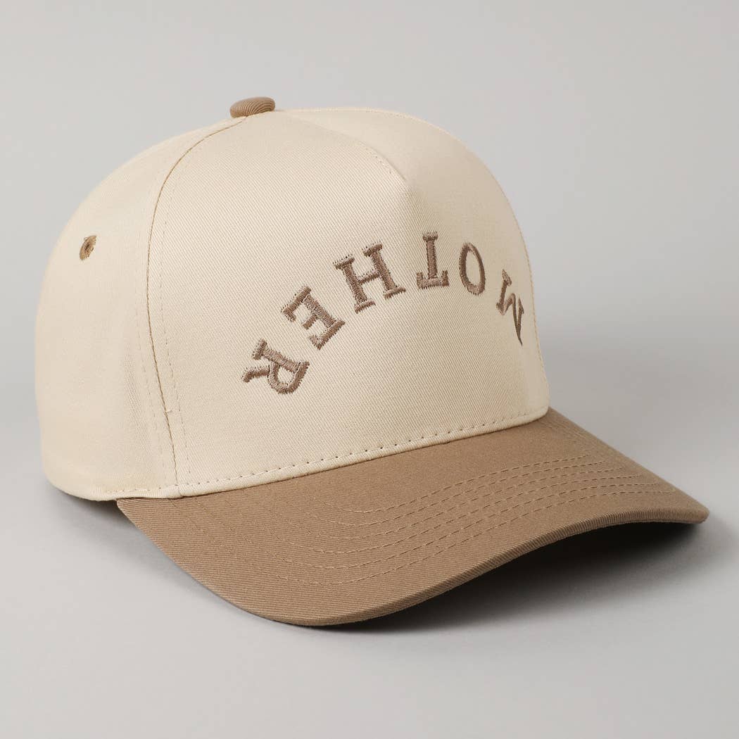 Mother Upside Down Embroidered Trucker Hat