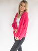 Hot Pink Fuzzy Cardigan
