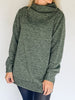 Chive Tunic Mock Neck Top