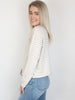 Taupe & Ivory Striped Cardigan