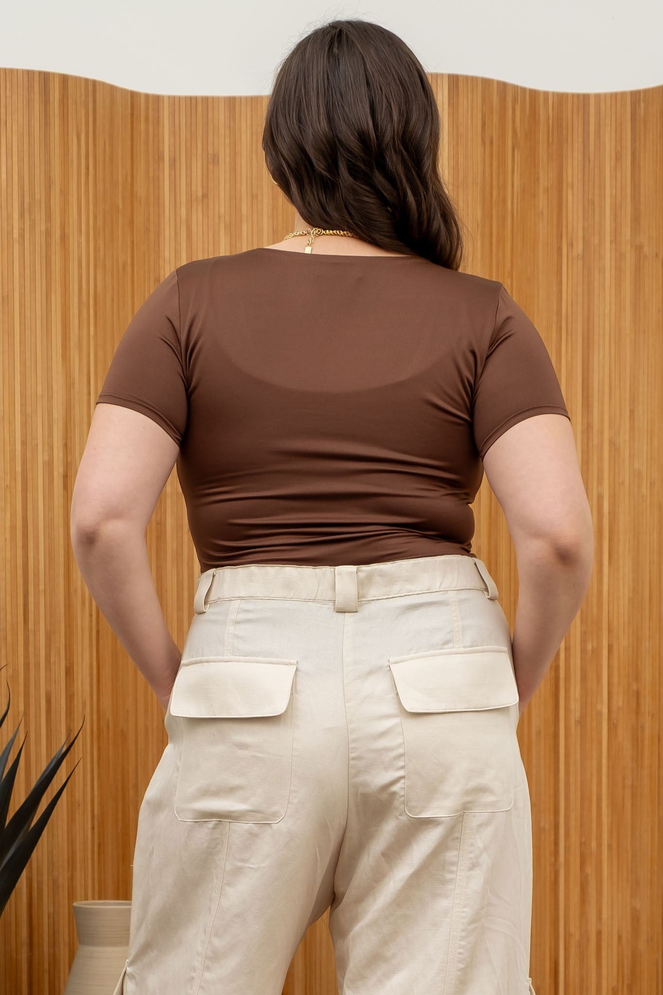 Coffee Bean Curvy Tee