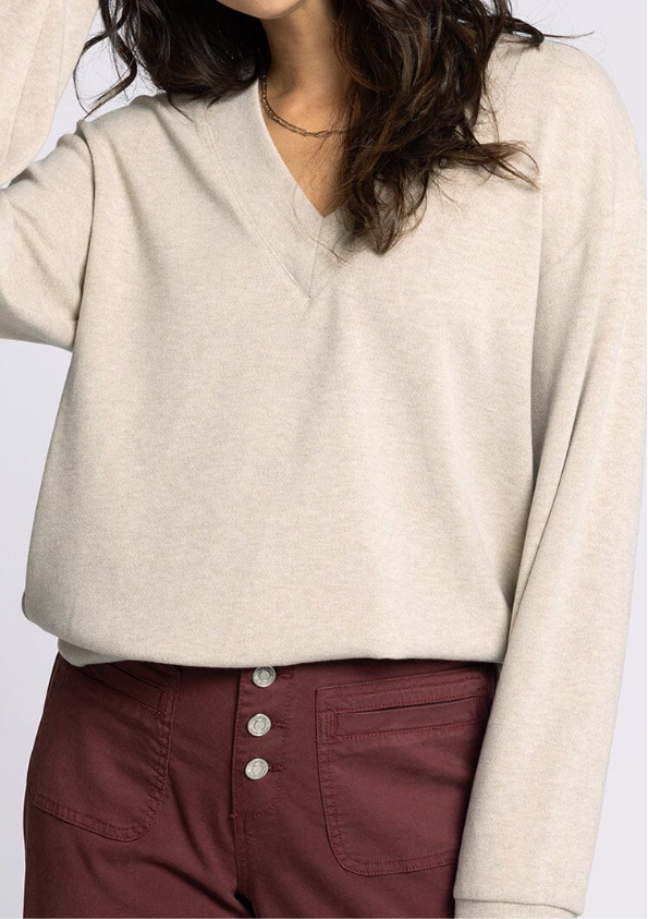 Manal Top Heather Stucco