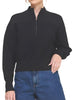 Black Half Zip Sweater