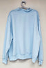 Lt. Blue Mock Neck Sweatshirt Top