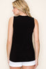 Black V-Neck Tank