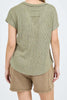 Plus Size Green Ribbed T-Shirt