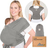 KeaBabies D-Lite Wrap Carrier - Graphite