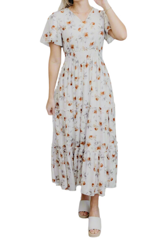 Eden Dress Copper Blossom