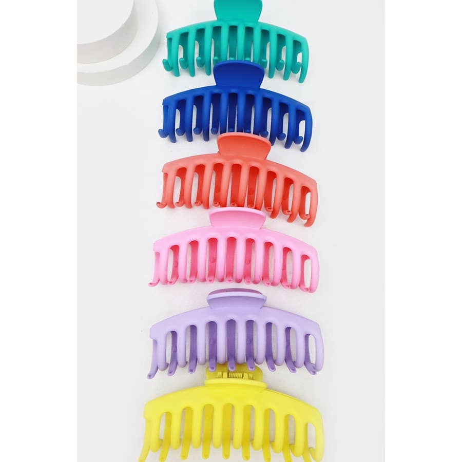 Vivid Color Hair Claw Clip