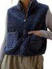 Navy Fleece Cozy Vest