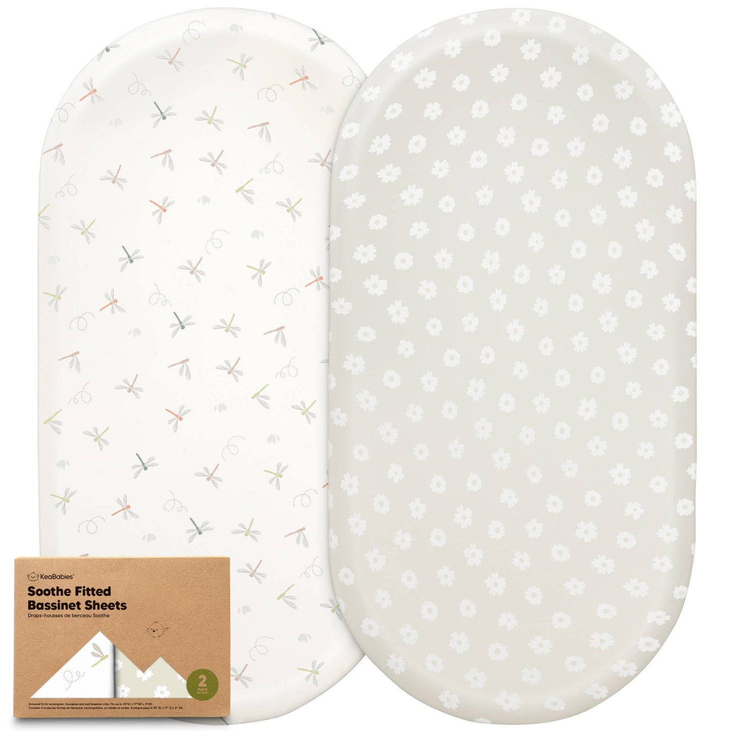 Meadow Soothe Fitted Bassinet Sheets