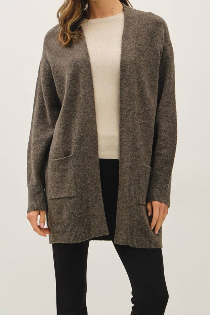 Brown Cozy Cardi