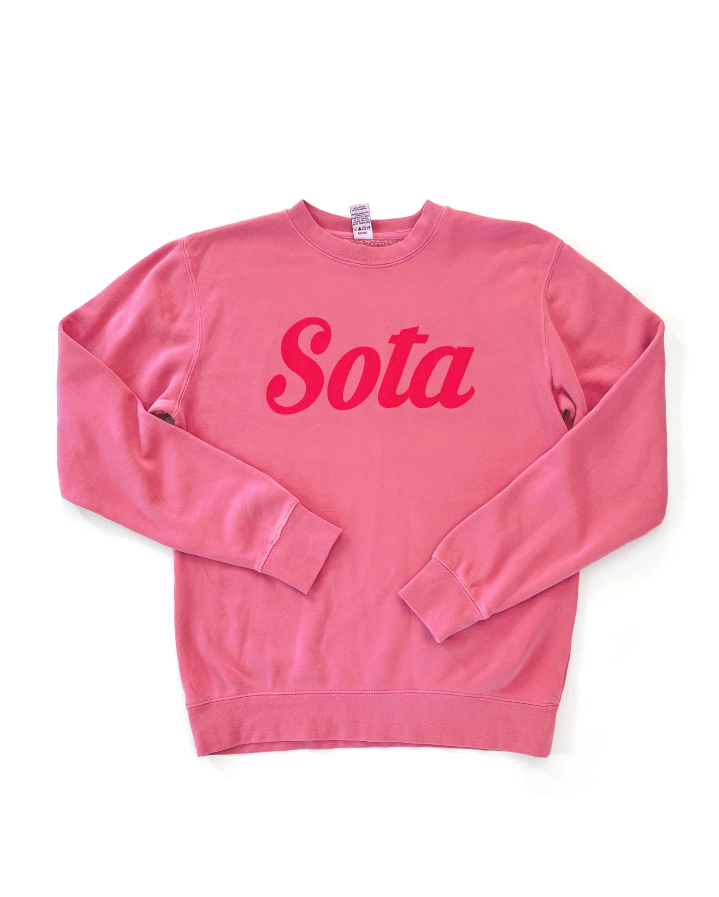 Pink Sota Crewneck Sweatshirt