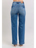 HW Contrast Thread Straight Leg Jean
