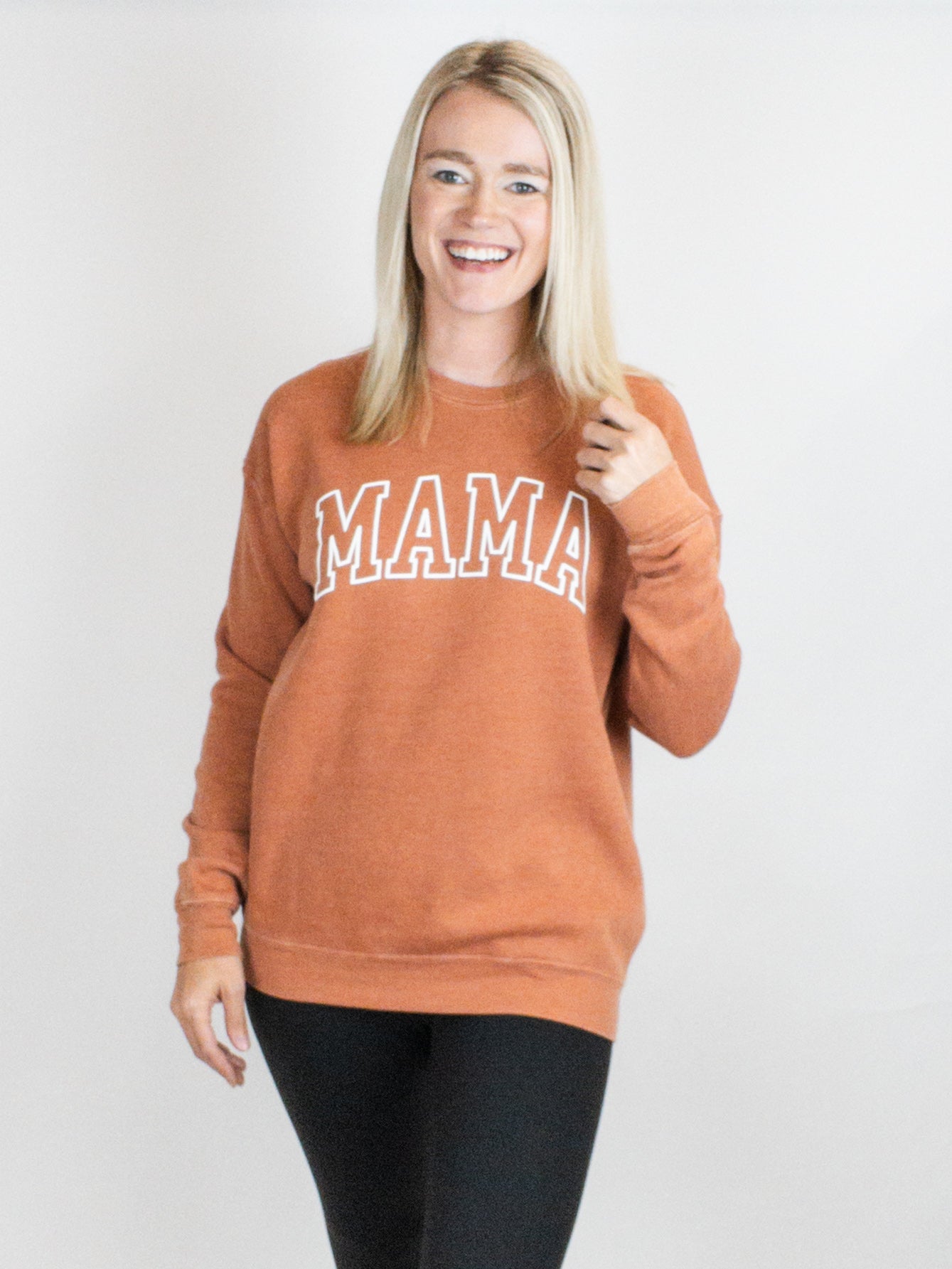 Mama Puff Print Mineral Graphic Sweatshirt