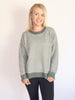 Dark Sage Check Sweater