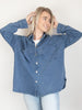 Dark Blue Super Soft Button Down Shirt